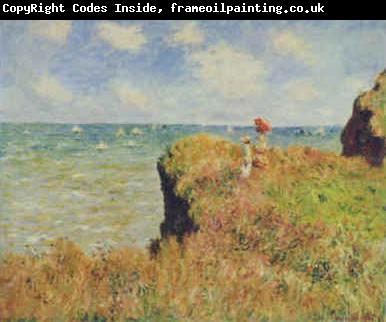 Claude Monet Walk on the Cliff at Pourville